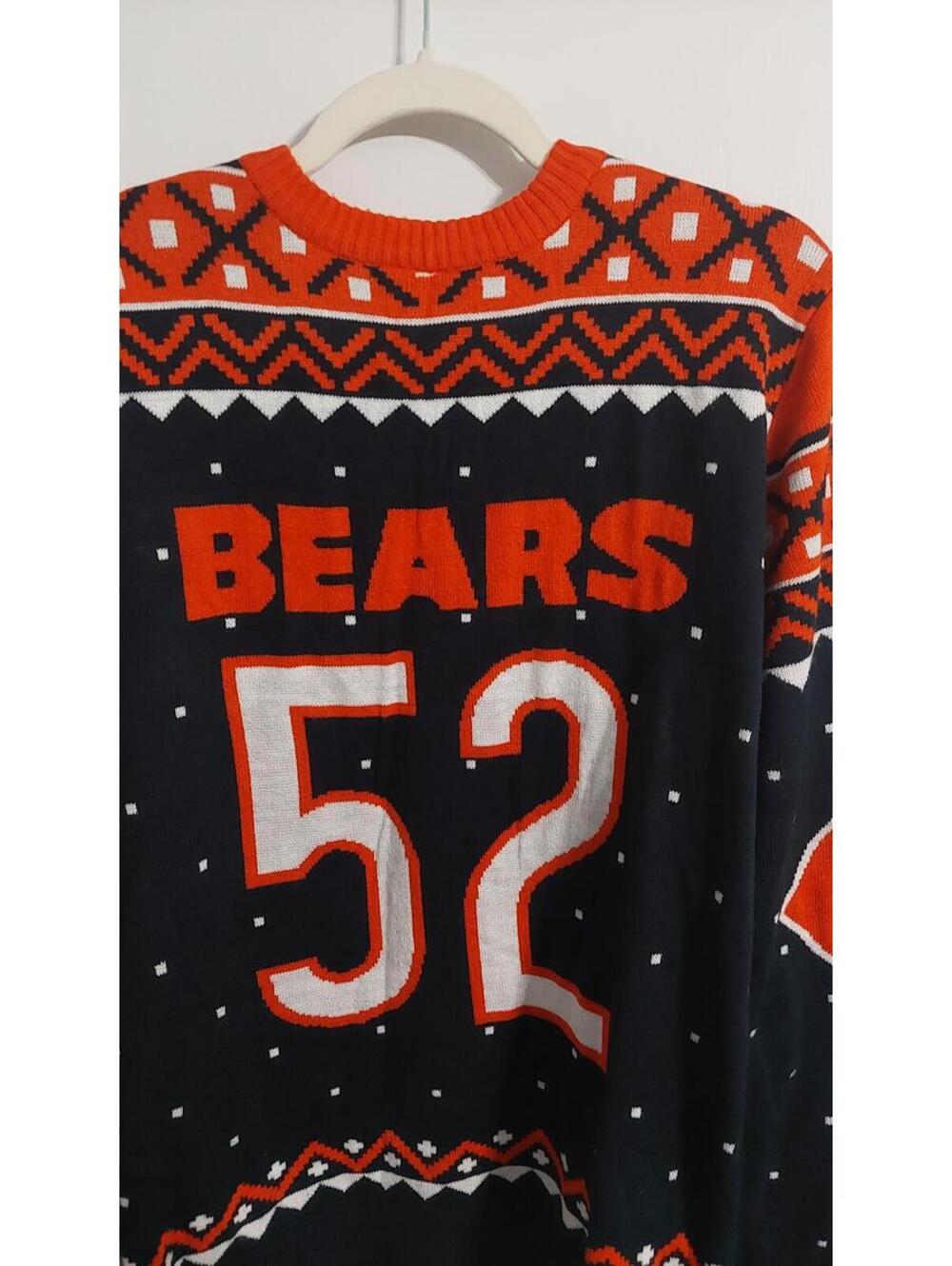 NFLPA Bears 52 Knit Sweater Medium